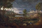 Nicolas Poussin Landschaft mit Pyramos und Thisbe oil painting picture wholesale